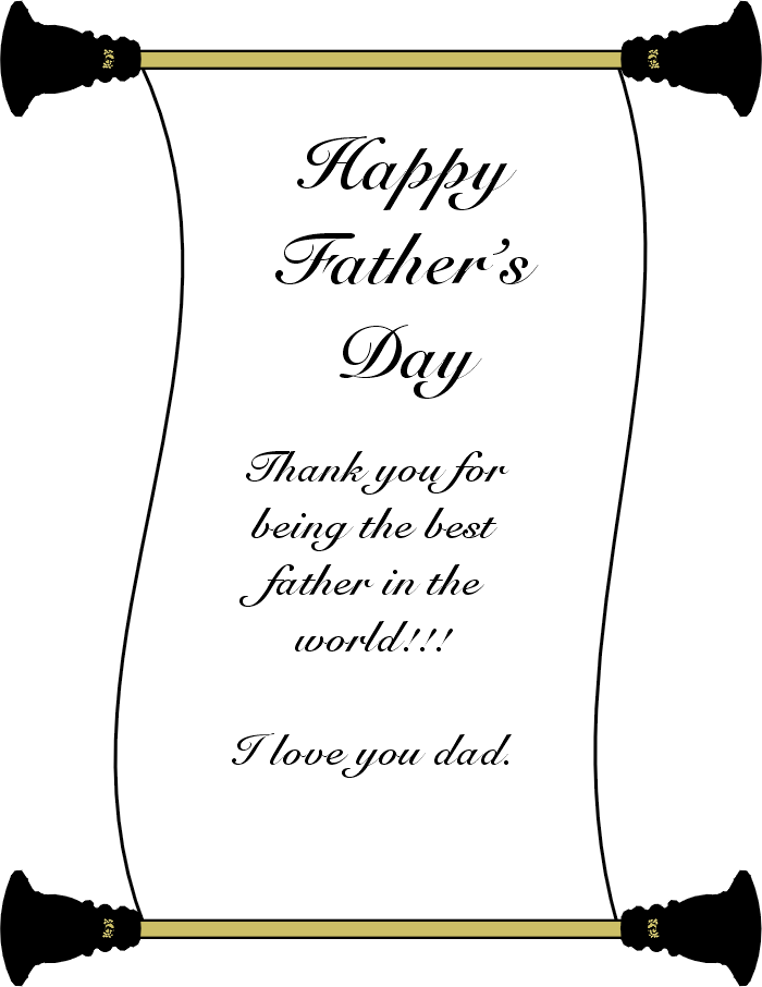 Father's Day Certificate: Best Father