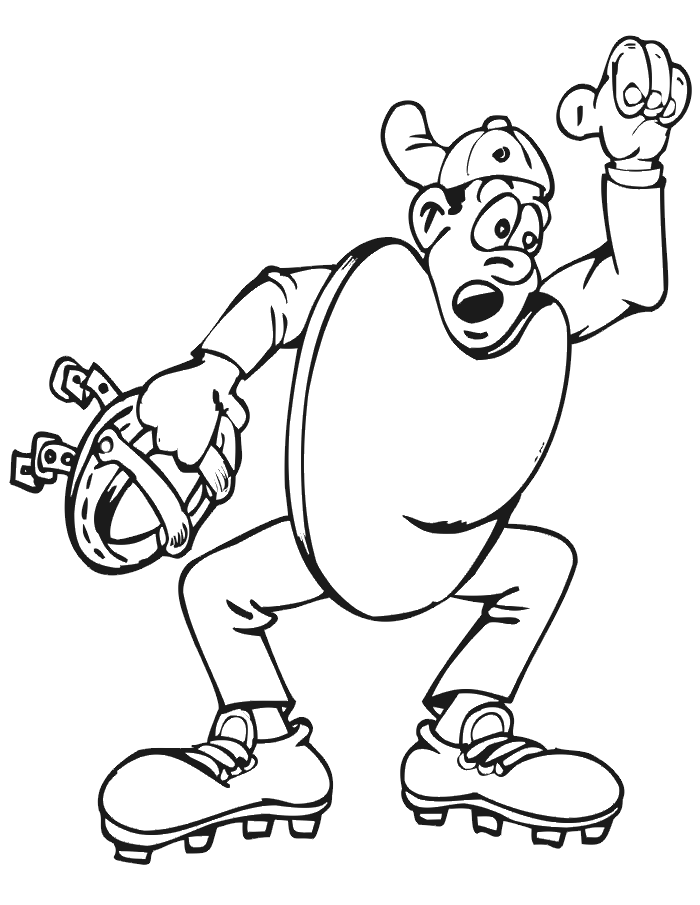 umpire coloring pages - photo #2