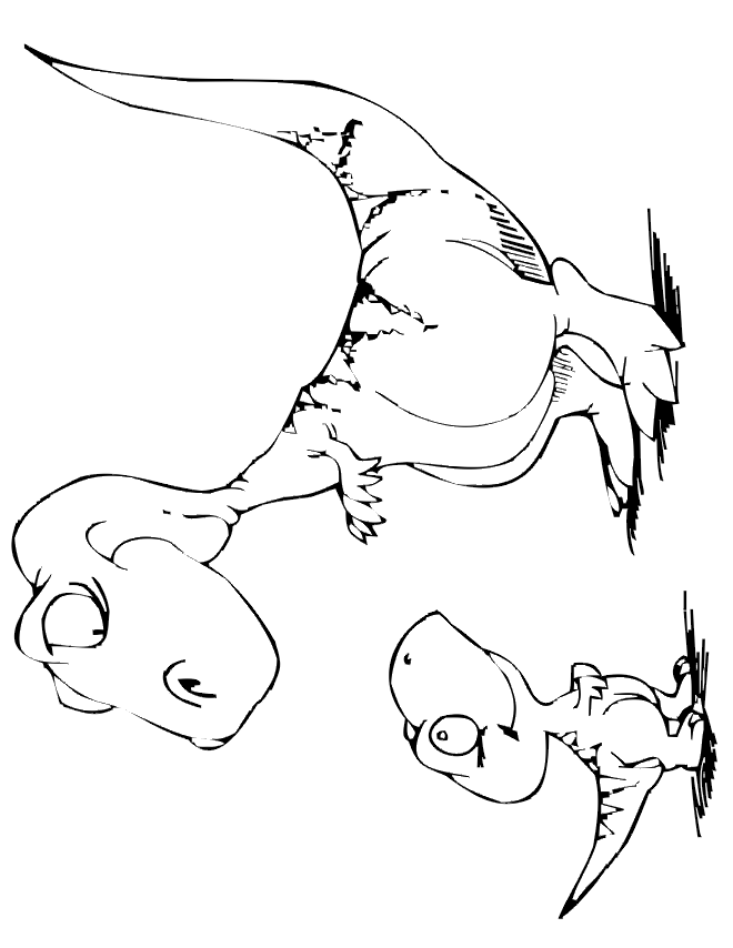 d is for dinosaur coloring pages - photo #42