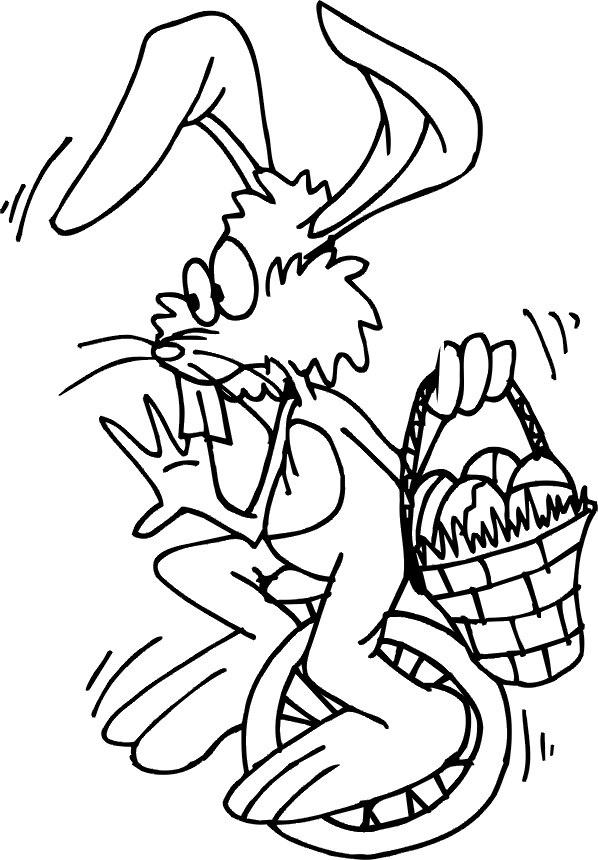 printable easter bunny coloring sheets. Only the Easter coloring page