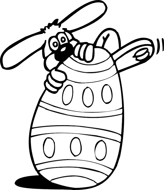coloring pages easter eggs. Only the Easter coloring page