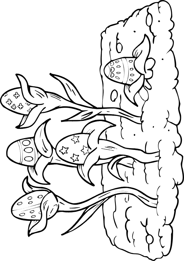 easter eggs pictures coloring. our Easter Coloring Pages