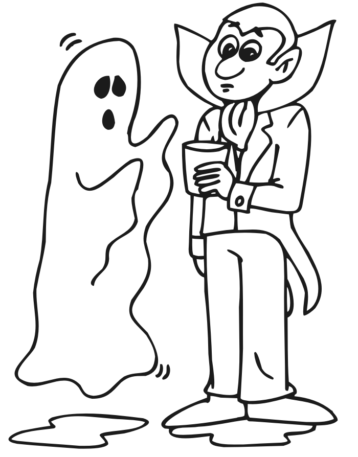 kaboose coloring pages halloween ghosts - photo #48