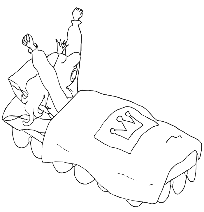 waking up coloring pages - photo #6