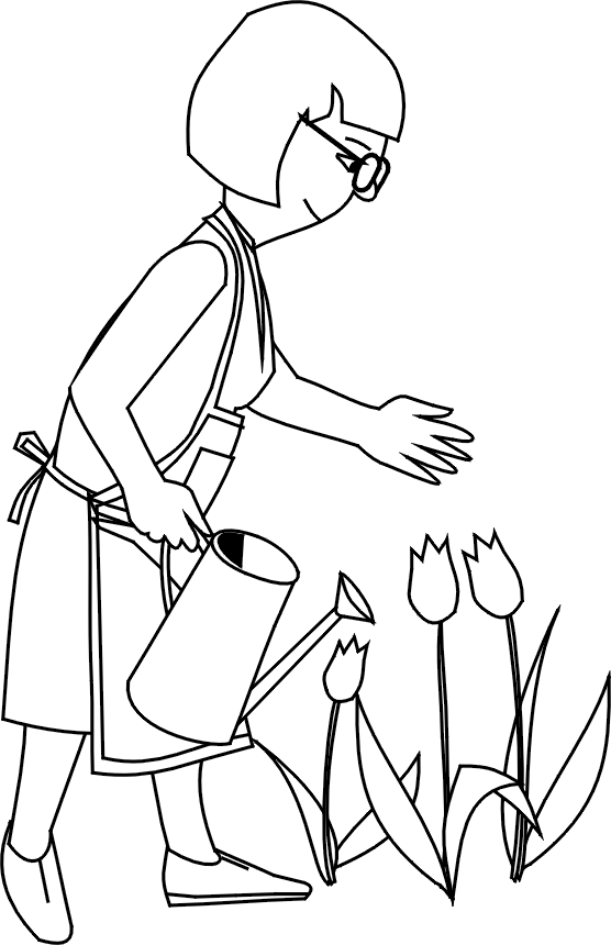 More Spring Coloring Pages