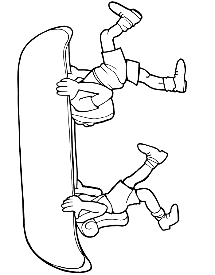 Canoe coloring page: portaging