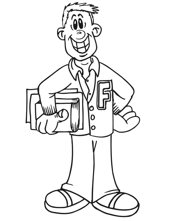 student coloring pages - photo #9