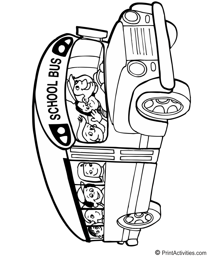 Bus Driver coloring page
