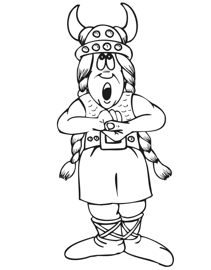 Opera singer coloring page