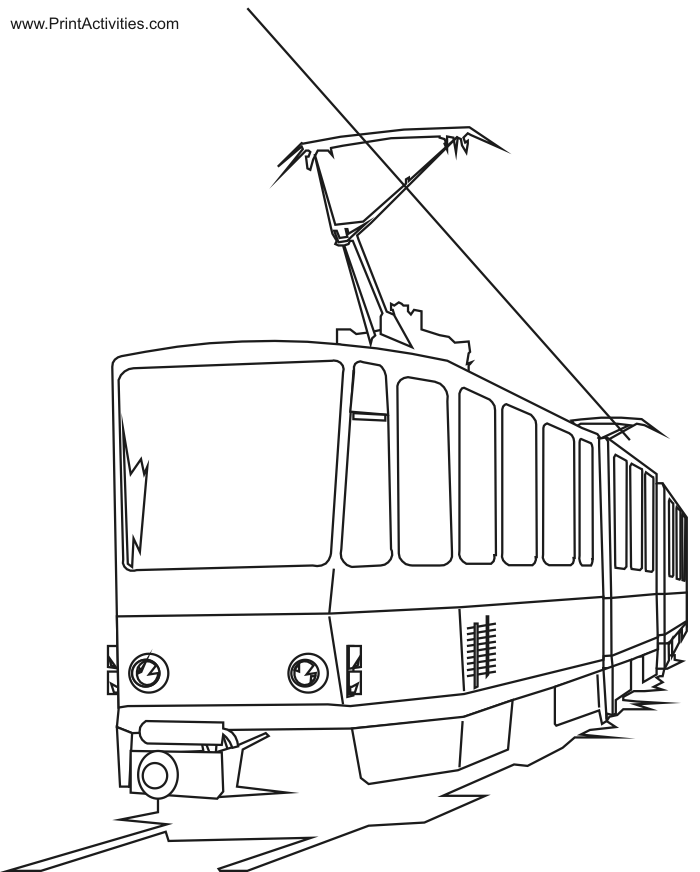 railroad coloring pages - photo #29