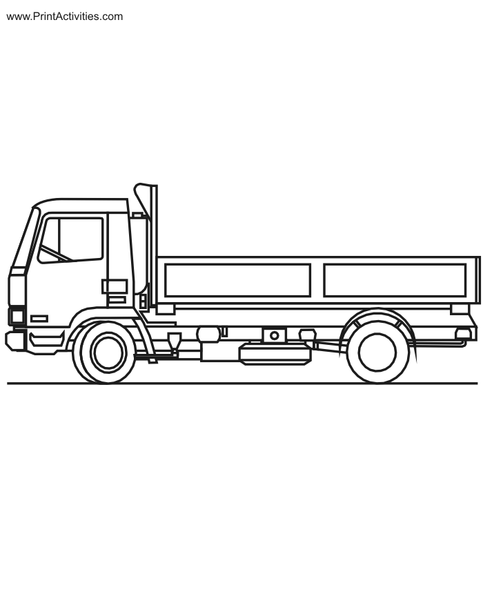 Firetruck Coloring Page