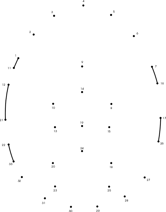 Easter Egg dot-to-dot puzzle