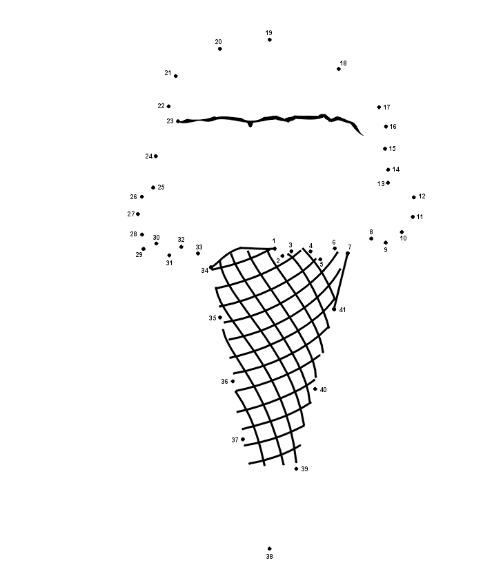 Free Printable Summer Dot-to-Dot Puzzle: Ice Cream Cone