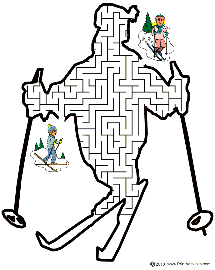 Skier Maze